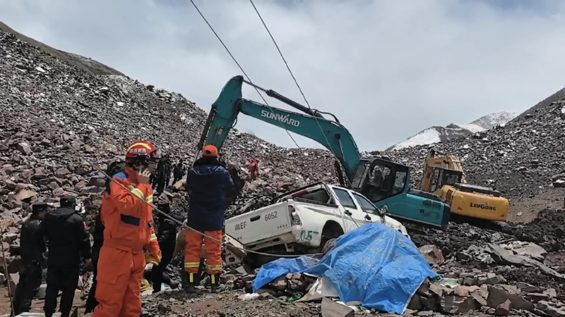 ZX1HKYH4OTE9MGB55V6P - 🌍NewspaperAmigo – Your Global News Buddy 🗞️ Landslide in Xizang: 3 Dead, 7 Missing as Rescue Efforts Continue 🌍🚨 video poster