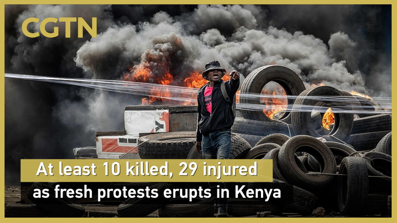 Kenya Protests Turn Deadly: 10 Killed, 29 Injured in Clashes 🌍✊ Kenya Protests Turn Deadly: 10 Killed, 29 Injured in Clashes 🌍✊ video poster