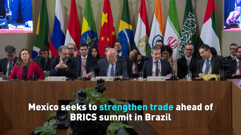 Mexico Eyes Trade Boost at BRICS Summit in Brazil 🌐🤝 video poster