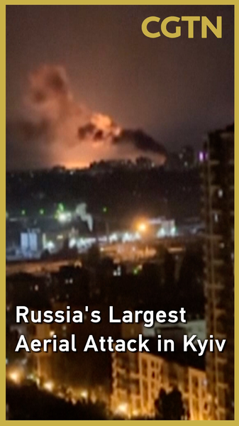 Russia Launches Record 550-Drone Attack on Kyiv 🌪️🔥 video poster