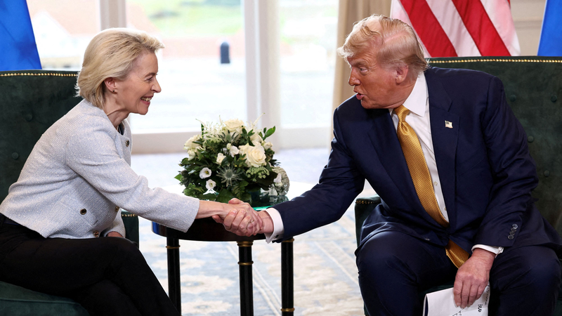 EU-U.S. Trade Deal Sparks Mixed Reactions: Stability or ‘Breakfast’ for Trump? 🍳🌍 EU-U.S. Trade Deal Sparks Mixed Reactions: Stability or 'Breakfast' for Trump? 🍳🌍
