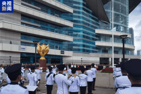 Hong Kong Marks 28th Anniversary of Return to China with Flag Ceremony ๐ญ๐ฐ Hong Kong Marks 28th Anniversary of Return to China with Flag Ceremony ๐ญ๐ฐ