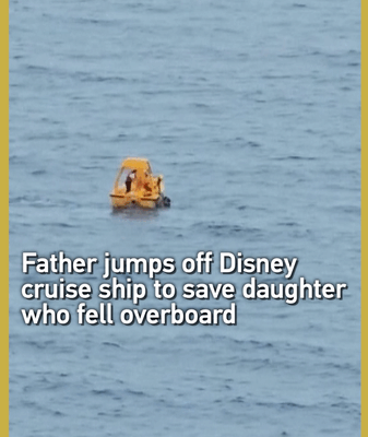 Hero Dad Leaps from Disney Cruise to Save Daughter Overboard 🚢👨👧💥 Hero Dad Leaps from Disney Cruise to Save Daughter Overboard 🚢👨👧💥 video poster