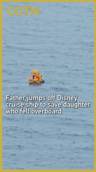 Hero Dad Leaps from Disney Cruise to Save Daughter Overboard 🚢👨👧💥 video poster