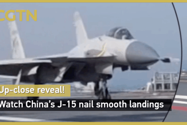China’s J-15 Jets Ace Carrier Landings in West Pacific 🌊✈️ China’s J-15 Jets Ace Carrier Landings in West Pacific 🌊✈️ video poster