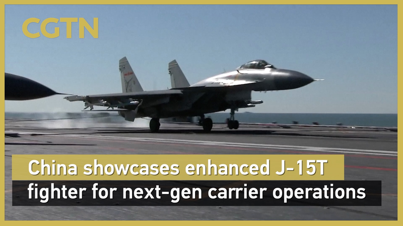 China’s J-15T Fighter Soars with Electromagnetic Catapult Tech 🚀✈️ China's J-15T Fighter Soars with Electromagnetic Catapult Tech 🚀✈️ video poster