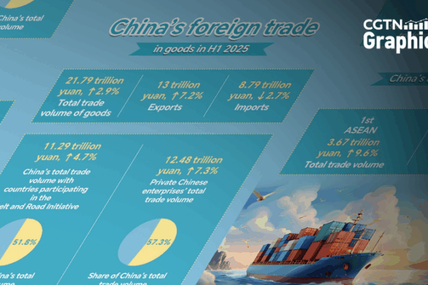 China’s H1 Trade Growth Hits 2.9% 🌏📈 China’s H1 Trade Growth Hits 2.9% 🌏📈