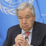 LGT1O2S4HEQ8XWV41FIN - 🌍NewspaperAmigo – Your Global News Buddy 🗞️ UN Chief Slams Israeli Strike on Gaza Church Sheltering Civilians 🌍✝️