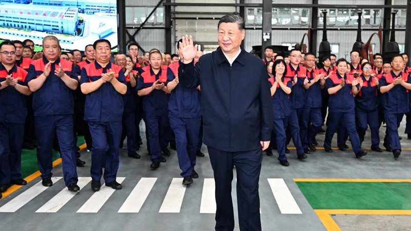 Xi Jinping Tours Shanxi Factory, Backs Tech Innovation 🏭💡 Xi Jinping Tours Shanxi Factory, Backs Tech Innovation 🏭💡 video poster