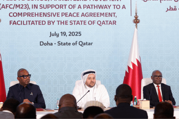 DR Congo & M23 Rebel Group Sign Peace Deal in Doha 🌍✌️ DR Congo & M23 Rebel Group Sign Peace Deal in Doha 🌍✌️