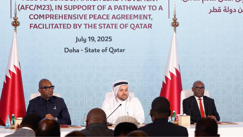 DR Congo & M23 Rebel Group Sign Peace Deal in Doha 🌍✌️