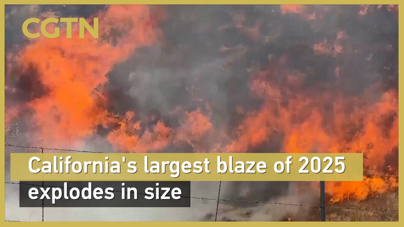California's 2025 Mega-Fire Rages Amid Heatwave 🔥🌡️ video poster