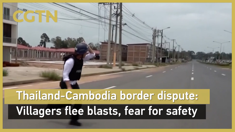 Thailand-Cambodia Border Clashes Force Villagers to Flee 🚨 Thailand-Cambodia Border Clashes Force Villagers to Flee 🚨 video poster