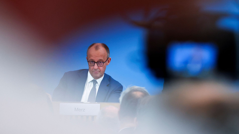 T9B7HBNTM1YNEPCQKJN9 - 🌍NewspaperAmigo – Your Global News Buddy 🗞️ Germany’s Merz Balances Home Stability & Global Ambitions 🌍💼