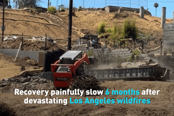 LA Wildfire Recovery Crawls: Only 6 Homes Rebuilt 6 Months Later 🌪️🏠 LA Wildfire Recovery Crawls: Only 6 Homes Rebuilt 6 Months Later 🌪️🏠 video poster