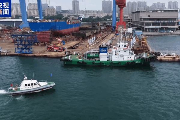 China Launches World’s First Green Ammonia-Powered Ship 🌱🚢 China Launches World’s First Green Ammonia-Powered Ship 🌱🚢