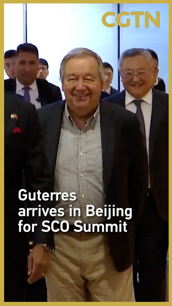 UN Chief Lands in Beijing for SCO Summit in Tianjin 🌏✈️ UN Chief Lands in Beijing for SCO Summit in Tianjin 🌏✈️ video poster
