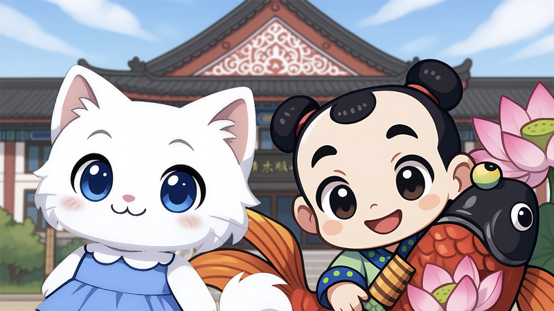 51PL604JSQ7I0WSYQ9TA - 🌍NewspaperAmigo – Your Global News Buddy 🗞️ Purr-fect Guardian: Tianjin’s Woodblock Art Transforms Cat 🐱✨ video poster