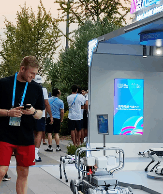 Robo-Dogs & AR Glasses: Tech Steals the Show at World Games 🐶🤖 Robo-Dogs & AR Glasses: Tech Steals the Show at World Games 🐶🤖 video poster