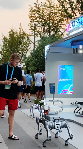 6NJE2GWYMA0JB91K88RV - 🌍NewspaperAmigo – Your Global News Buddy 🗞️ Robo-Dogs & AR Glasses: Tech Steals the Show at World Games 🐶🤖 video poster