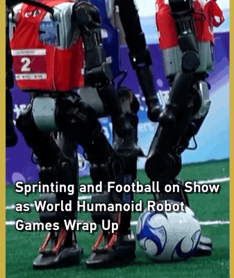 Robots Race & Play Football: World Humanoid Games Make History 🤖⚽ video poster