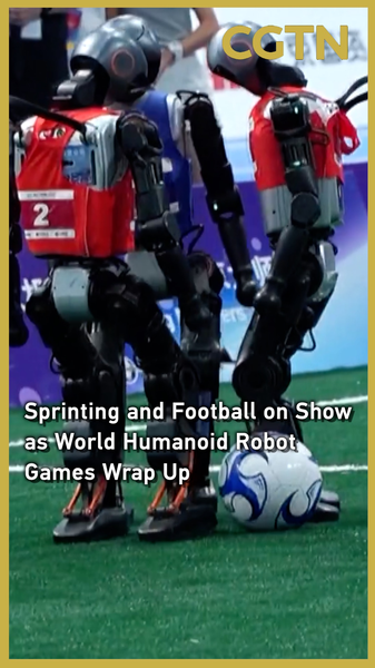 Robots Race & Play Football: World Humanoid Games Make History 🤖⚽ video poster