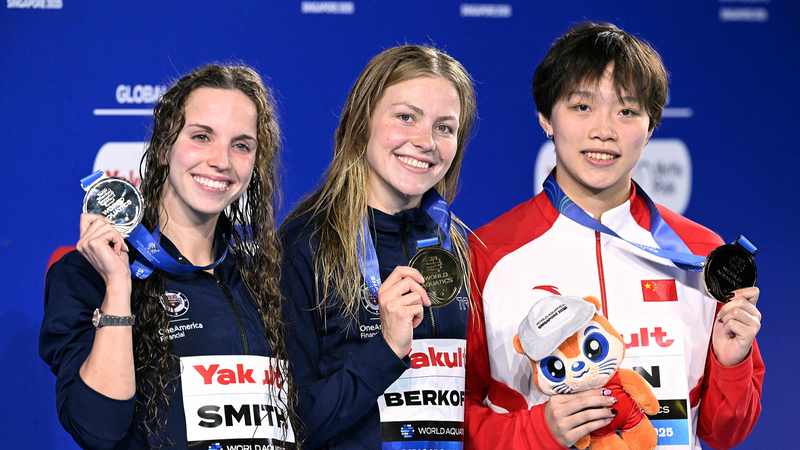 China Swims to Double Bronze as Popovici Smashes 100m Free Record 🏊♂️✨