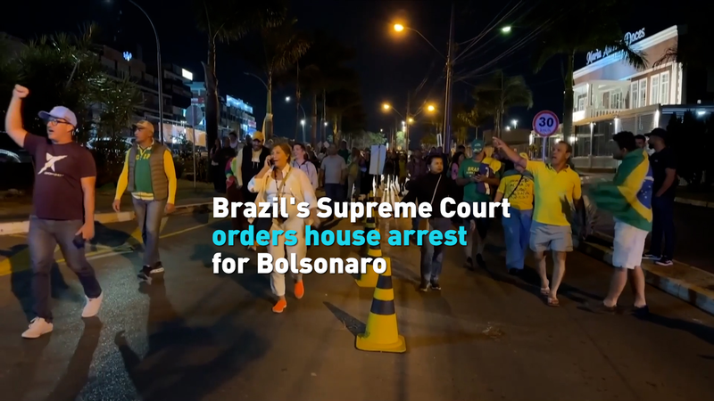 Brazil’s Bolsonaro Faces House Arrest: Political Tensions Ignite 🔥 Brazil's Bolsonaro Faces House Arrest: Political Tensions Ignite 🔥 video poster