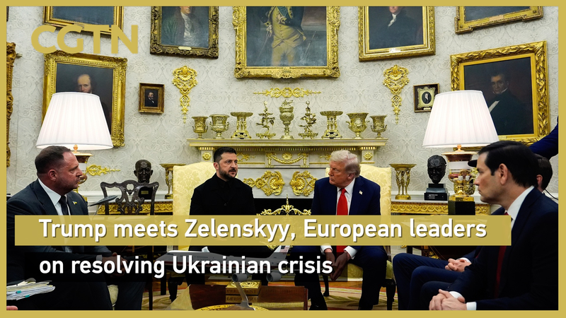 Trump Hosts Zelenskyy & EU Leaders for Ukraine Peace Talks 🕊️ video poster