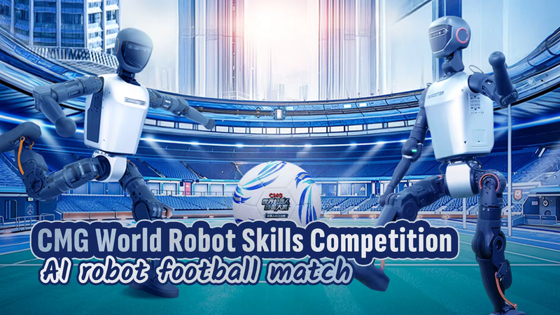 EWAVK4OQY55EVBFNZO6S - 🌍NewspaperAmigo – Your Global News Buddy 🗞️ 🤖⚽️ World’s First AI Robot Football Match Kicks Off! video poster