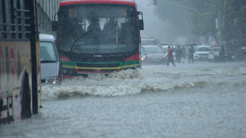 Mumbai Monsoons Turn Dangerous: Red Alert as Rains Flood City 🌧️🚨