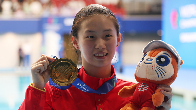 Chen Yuxi Dives to 4th World Title in Singapore ππ₯ Chen Yuxi Dives to 4th World Title in Singapore ππ₯