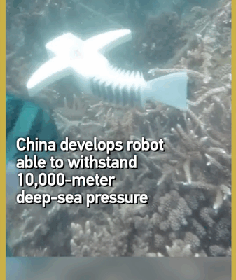China’s New Deep-Sea Robot Dives 10,000 Meters! 🌊🤖 video poster