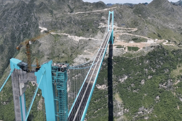 Chinaβs Huajiang Bridge Set to Shatter World Records ππ Chinaβs Huajiang Bridge Set to Shatter World Records ππ video poster