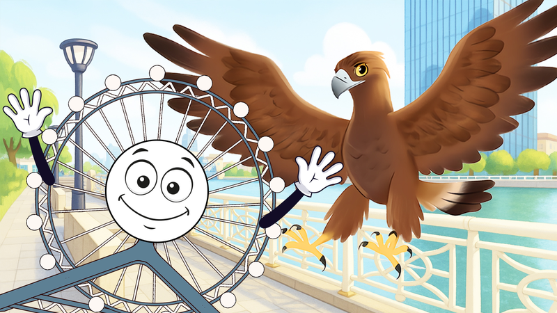 Kazakhstan's Golden Eagle Raps Tianjin Culture 🦅🎤 video poster