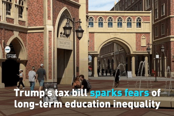 Trump’s Tax Bill Sparks Fears of Education Inequality 🎓⚖️ Trump's Tax Bill Sparks Fears of Education Inequality 🎓⚖️ video poster