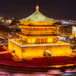 RHGVB5FJHZMZ5ICJHJHY - 🌍NewspaperAmigo – Your Global News Buddy 🗞️ Xi'an Bell Tower Lights Up the Night 🌃🏯 | A Journey Through Ming Dynasty Majesty video poster