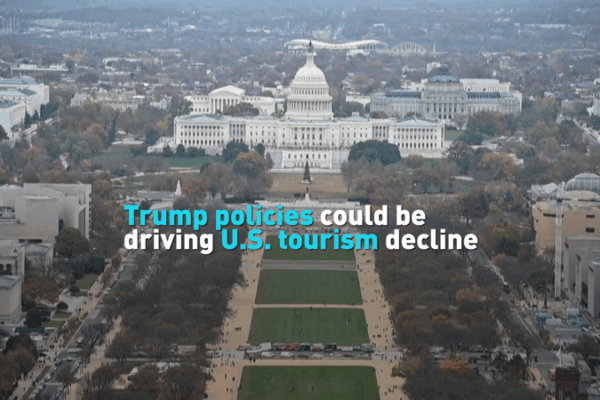 🇺🇸 U.S. Tourism Slump Linked to Trump Policies, Industry Fights Back 🌎 🇺🇸 U.S. Tourism Slump Linked to Trump Policies, Industry Fights Back 🌎 video poster