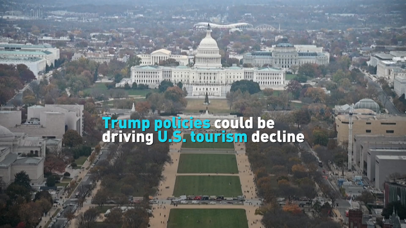 🇺🇸 U.S. Tourism Slump Linked to Trump Policies, Industry Fights Back 🌎 video poster