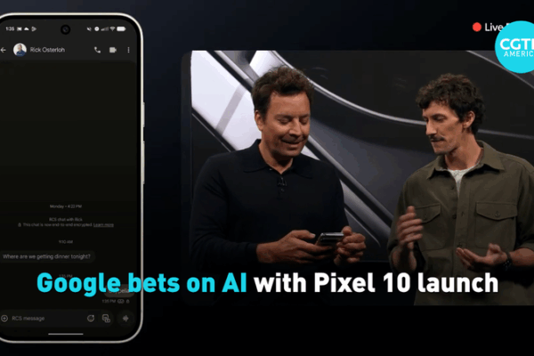 Google Bets Big on AI with Pixel 10 Launch 🚀📱 Google Bets Big on AI with Pixel 10 Launch 🚀📱 video poster