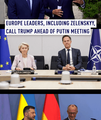European Leaders Unite Ahead of Trump-Putin Alaska Summit 🌍✌️ European Leaders Unite Ahead of Trump-Putin Alaska Summit 🌍✌️ video poster