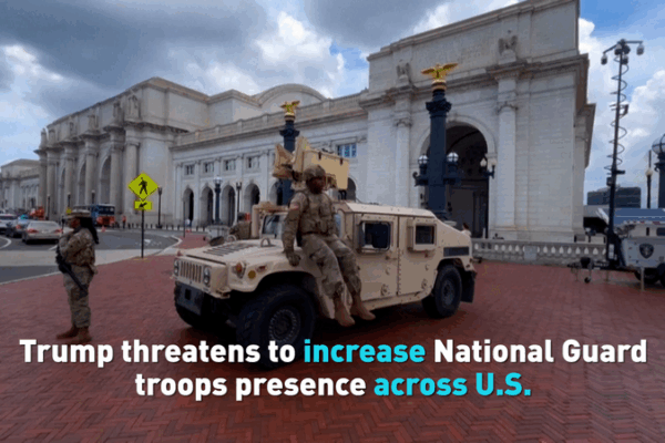 Trump Pushes National Guard Expansion Amid Crime Crackdown 🚨🇺🇸 Trump Pushes National Guard Expansion Amid Crime Crackdown 🚨🇺🇸 video poster
