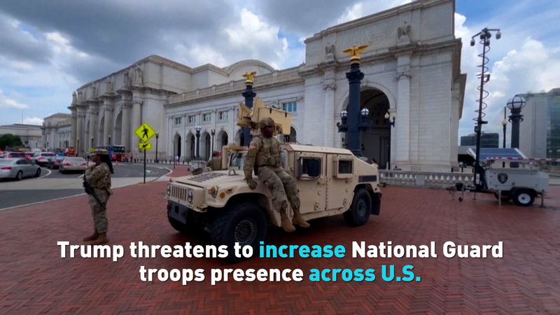 Trump Pushes National Guard Expansion Amid Crime Crackdown 🚨🇺🇸 video poster