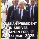 V2NS6PM2W13MGV737RUZ - 🌍NewspaperAmigo – Your Global News Buddy 🗞️ Putin Lands in Tianjin for SCO Summit: What’s on the Agenda? 🌍✈️ video poster