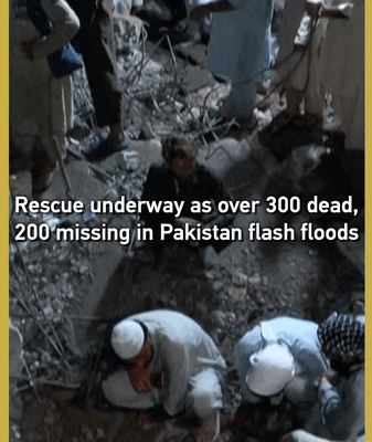 Pakistan Floods: Over 300 Dead as Rescue Efforts Intensify 🌧️🚨 Pakistan Floods: Over 300 Dead as Rescue Efforts Intensify 🌧️🚨 video poster