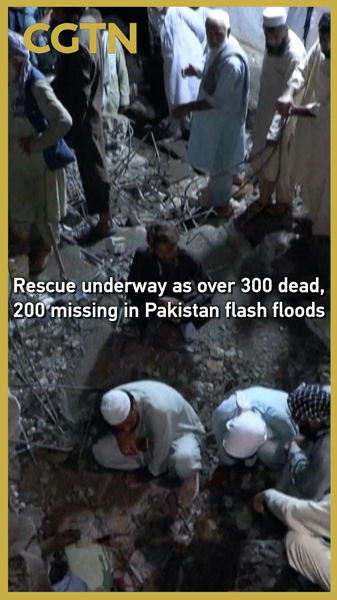 Pakistan Floods: Over 300 Dead as Rescue Efforts Intensify 🌧️🚨 video poster