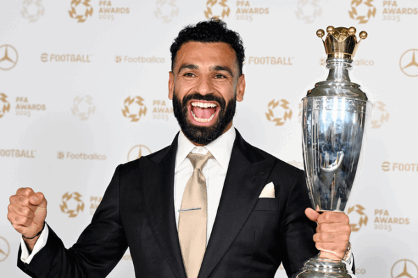 Mo Salah Makes History with Third PFA Player of the Year Win! 🏆⚽ Mo Salah Makes History with Third PFA Player of the Year Win! 🏆⚽