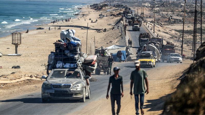 0RW08OVTRQQQ4A99J44O - 🌍NewspaperAmigo – Your Global News Buddy 🗞️ Gaza Crisis Deepens as Strikes Intensify, Civilians Trapped 🚨