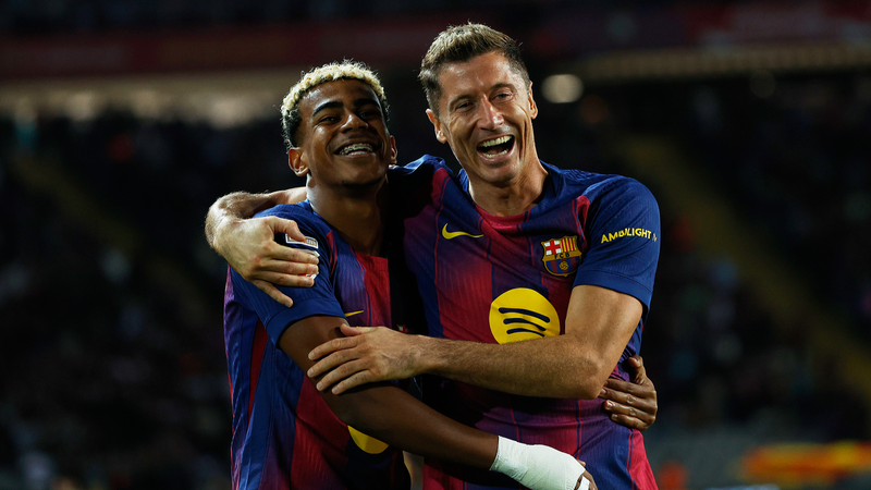 Barcelona Climbs to LaLiga Summit with Dramatic Comeback Win ⚽🏆 Barcelona Climbs to LaLiga Summit with Dramatic Comeback Win ⚽🏆