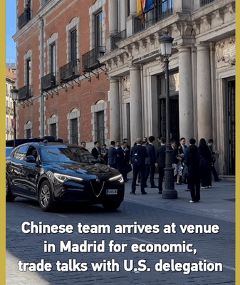 🇨🇳🤝🇺🇸 China & U.S. Kick Off High-Stakes Trade Talks in Madrid 🌍💼 video poster